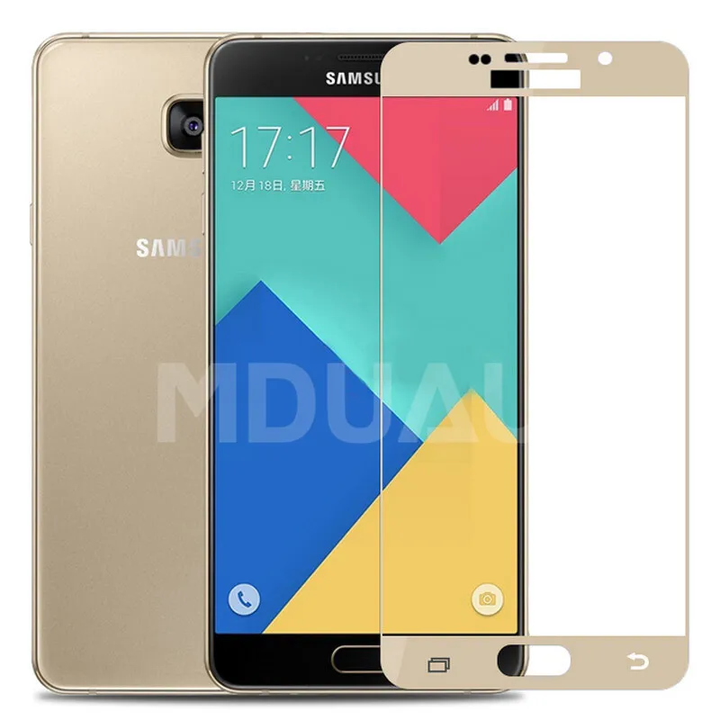 9D полное Защитное стекло для samsung Galaxy A3 A5 A7 A6 A8 Plus A9 закаленное защитное стекло для экрана чехол