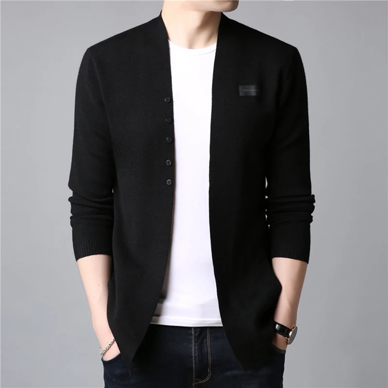 Sweater Cardigan Men Casual Knitted Cotton Wool Sweater Men Clothes 2019 Autumn Winter New Business Mens Woolen Jackets Coats Sweater Cardigan Men Casual Knitted Cotton Wool Sweater Men Clothes 2019 Autumn Winter New Business Mens Woolen Jackets Coats