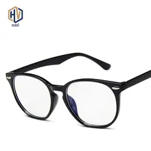 С защитой от синего света круглый оптика модная оправа для очков дизайн Для мужчин Для женщин однотонные Цвет очки Рамка предписанные оправы очков