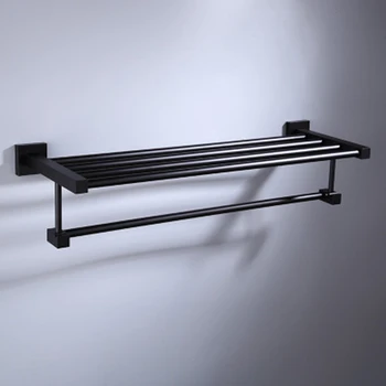 

Black Wall-mounted Stainless Steel Clothes hook Toilet Paper Holder Towel Bar Kitchen Facilities Hardware Bathroom Accessories