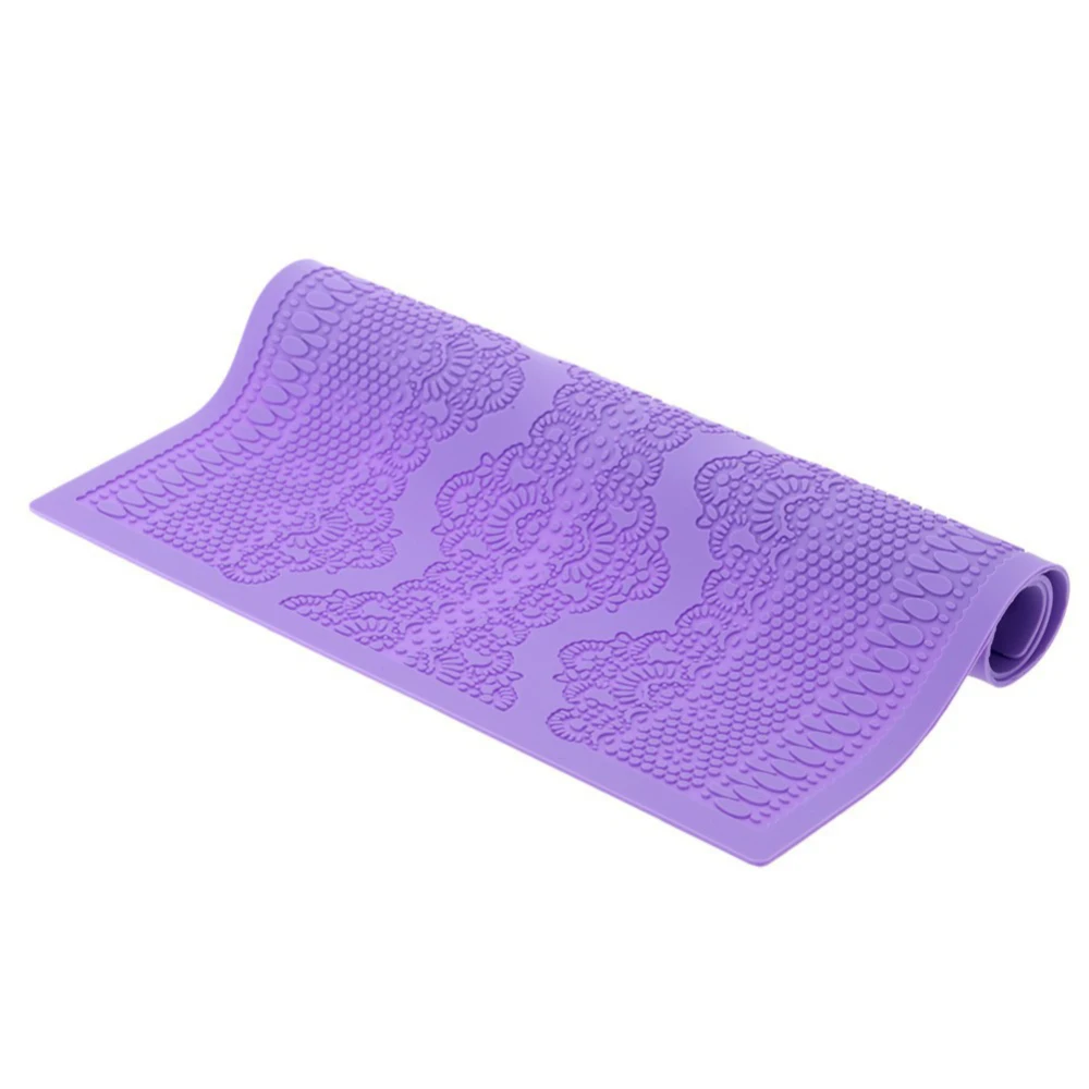 Silicone Mold Cake Lace Mats Mold Silicone Lace Mat Fondant Cake Decorating Tools Wedding Flower Embossing Mould Bakery