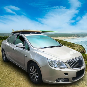 

2pcs Heavy Duty Roof Top Transporting Foldable Universal Outdoor Camping Fixed Car Luggage Rack Cargo Carrier With Storage Bag