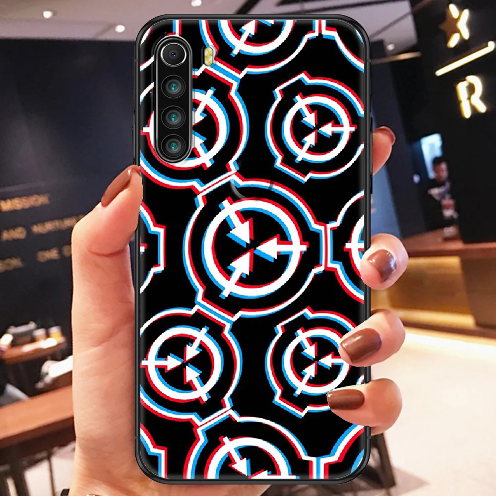 xiaomi leather case chain Scp Special Containment Phone case For Xiaomi Redmi Note 7 7A 8 8T 9 9A 9S K30 Pro Ultra black trend waterproof 3D Etui pretty xiaomi leather case hard Cases For Xiaomi