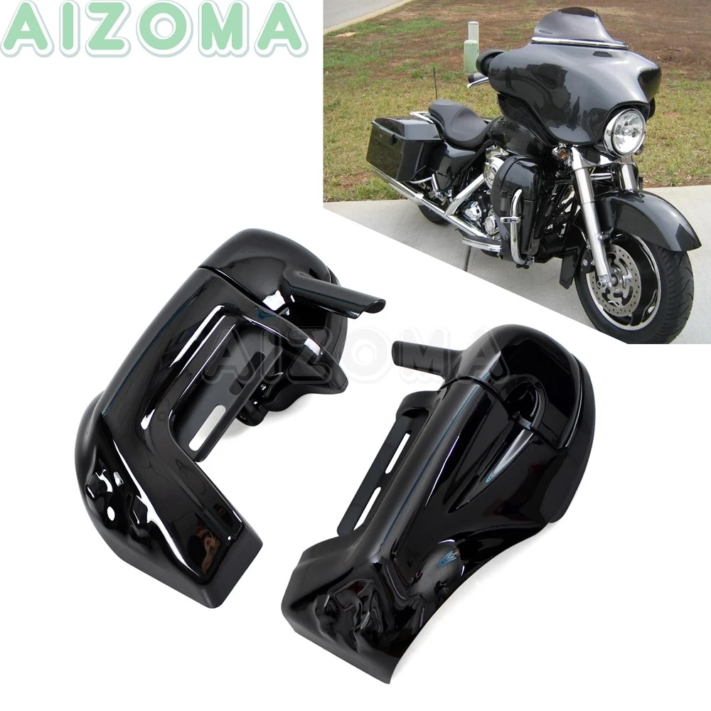 Left+right Side Lower Vented Leg Fairing Cover For Harley Touring Road