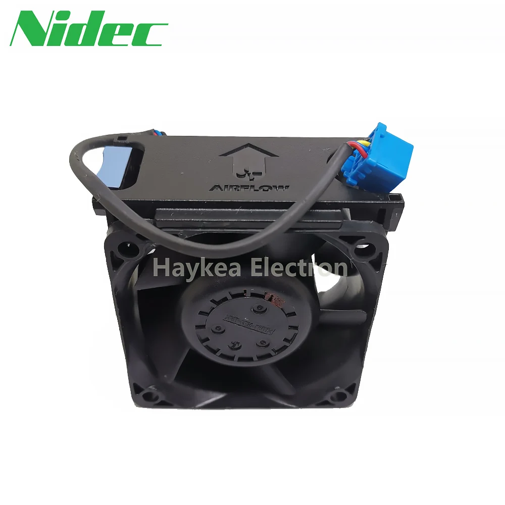 Original For Nidec V60E12BS1B5-07A027 6038 violent fan 12V 1.60A 4-Pin 60*60*38mm Server  cooler