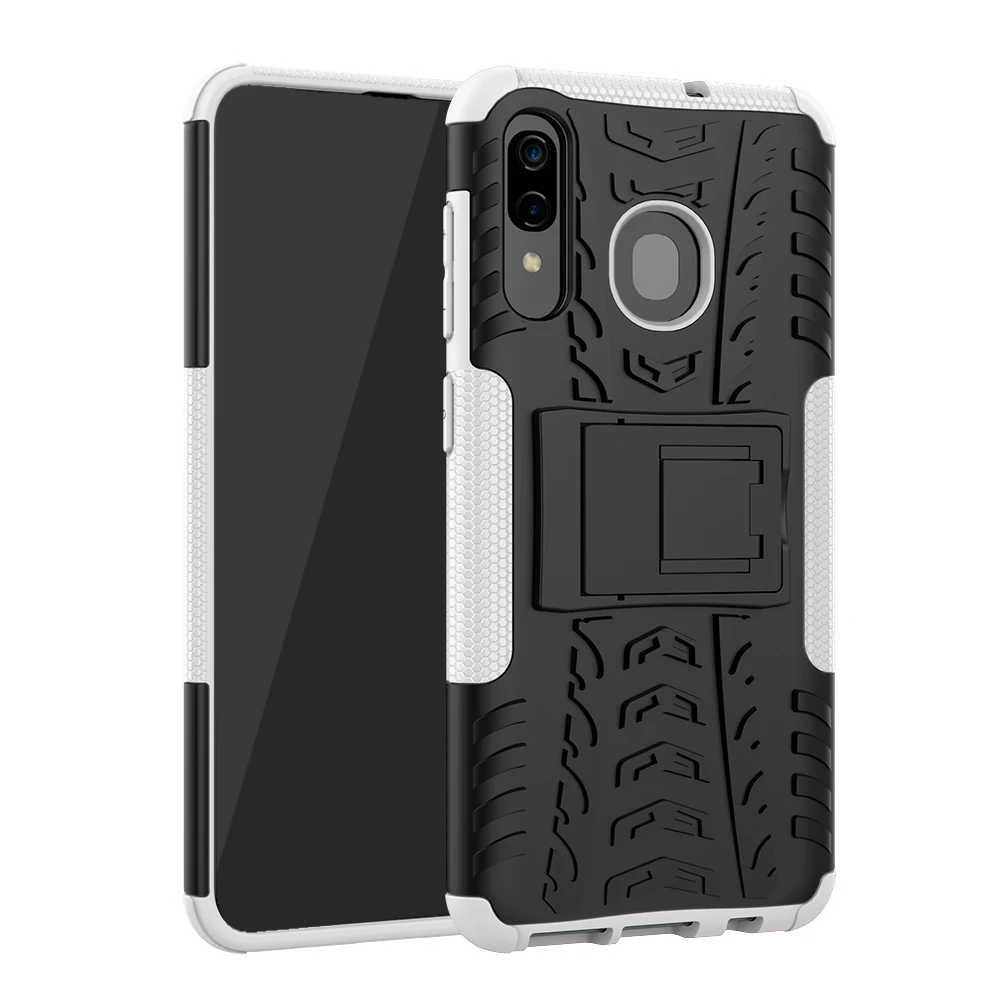 Tigenkey для samsung Galaxy A30 A20 A50 чехол противоударный чехол для samsung Galaxy A30 A20 A50 чехол - Цвет: Белый