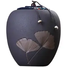 1 шт. Керамика s Чай Кэдди фиолетовый песок хранение бутылок и банок китайский искусный Керамика Чай конфеты для соли, для приправ закуски контейнер для хранения