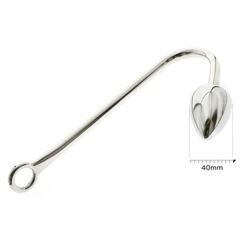 Type 4 Stainless Steel Anal Hook Replaceable Hole Metal Butt Plug Anal Couple Sex Toy Adult Anal Plug BDSM Toy Sex Toy 6