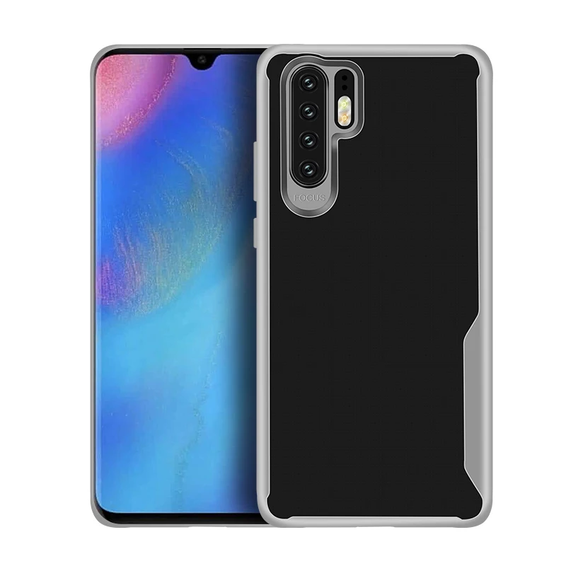 

Matte Frame Antiskid Case for Huawei P20 P30 Lite Pro Clear Silicone TPU Phone Case for Huawei P8 P9 Lite 2017 Mini Back Cover
