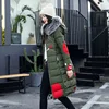 New fur hooded Woman Winter Jacket Women's Coat Plus Size 3XL Padded long Parka Outwear for women Jaquata Feminina Inverno Y22 ► Photo 2/6