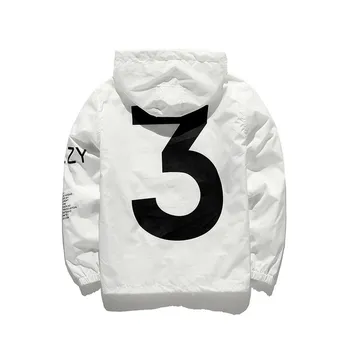 

Tour Season 3 Windbreaker fashion vitality Jacket Men Y-3 Logo Letter Printed Jacket Men Thin Casual clothes Free Shipping