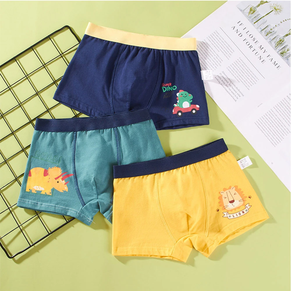 Children's Underwear for Kids Cartoon Shorts Soft Cotton Underpants