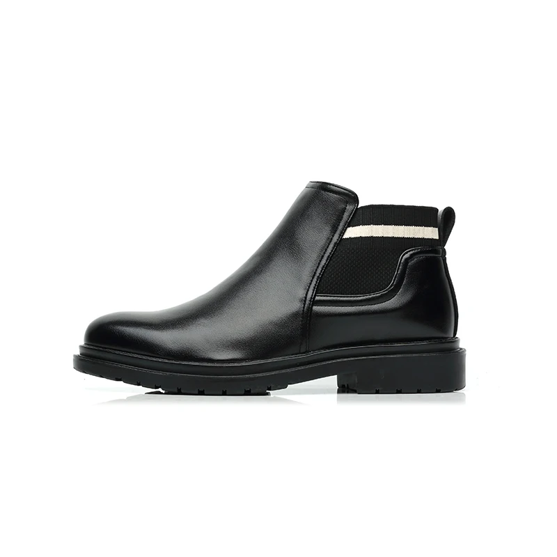 Yomior Italian Autumn Winter High Quality Genuine Leather Chelsea Boots Men Ankle Boots Male Fashion Dress Shoes Bottine Homme
