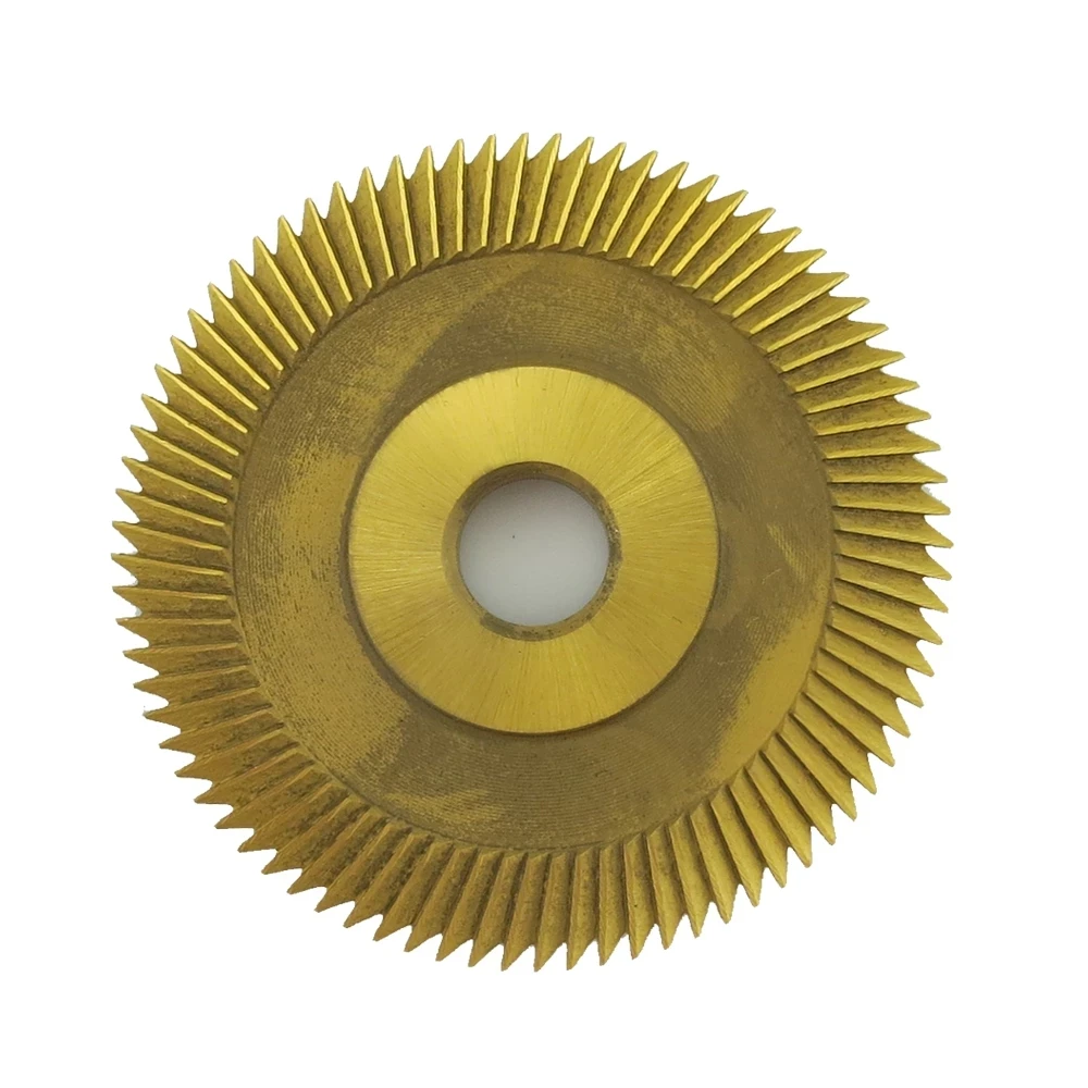 Titanium 60x7.3x12.7mm 60T Double Side Face Milling Cutter for Key Duplicate Machine Saw Blade Copy Keys end milling cutter,milling cutter