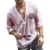 Men's Casual Blouse Cotton Linen Shirt Loose Tops 14