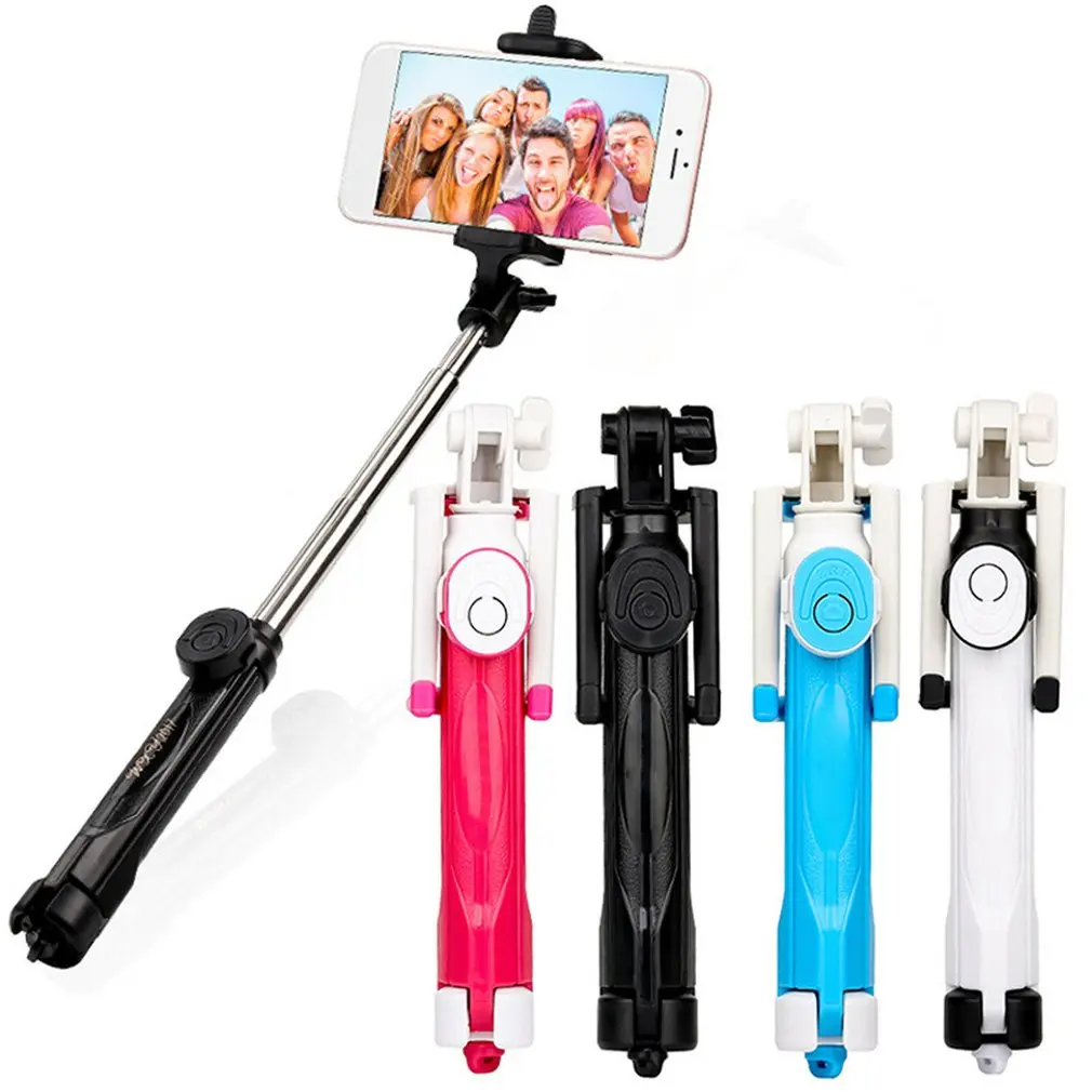 

3 in 1 Extendable Monopod Tripod Wireless Bluetooth Remote Shutter Selfie Stick For Iphone Huawei Samsung Xiaomi