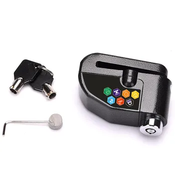 

Alarm Lock Bike Safety Disc Brake Waterproof Motorcycle Anti-theft Lock Alarm Cycling Bike _WK