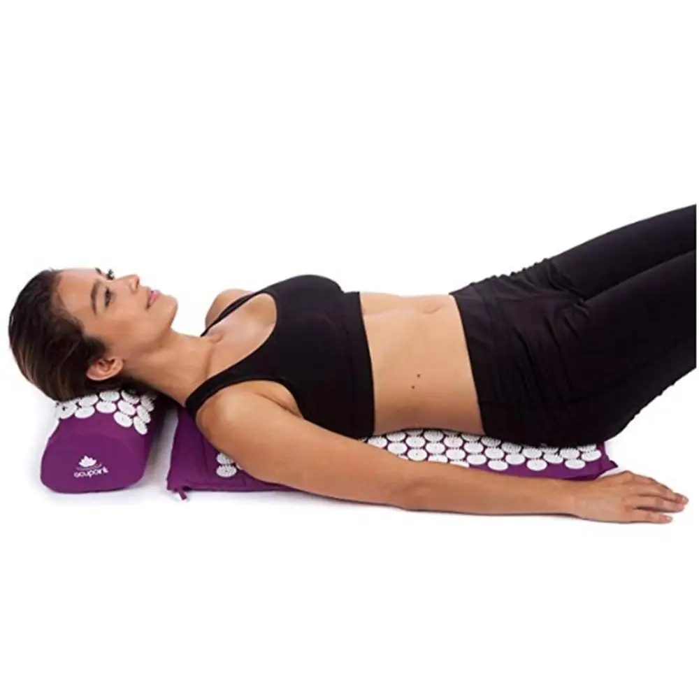 

Massager Cushion Acupuncture Sets Relieve Stress Back Pain Acupressure Mat Massage Mat Rose Spike Massage