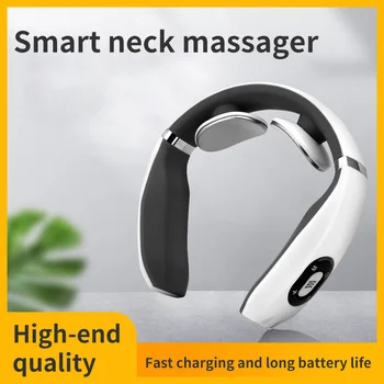 

Heating cervical massager electromagnetic pulse cervical physiotherapy instrument multifunctional shoulder and neck massager