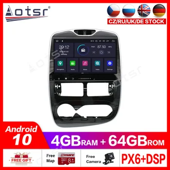 

PX6 4G+64G Android 10.0 Car Stereo DVD Player GPS Glonass Navigation for Renault Clio 2013-2018 Video Multimedia Radio head unit