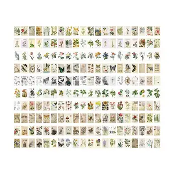 

200Sheet/lot Kawaii Stationery Stickers Times Illustrated Scrapbooking Junk Craft Album Memo DIY Papeleria Pads Journal Vin M1D0