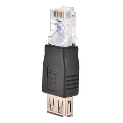 USB to RJ45 Ethernet Adapter Connector Plug Socket - Other
