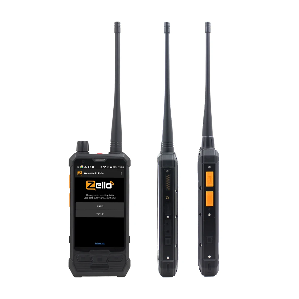 4G LTE сеть рация телефон Zello PTT смартфон 5 Вт Аналоговый и DMR UHF 400-470 МГц двухстороннее радио