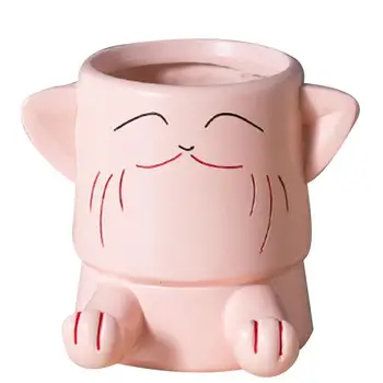 

Plant Pot Planter Phone Holder Cartoon Succulent Cactus Flower Pot Container Home Office Decoration Random Color (No Plants)