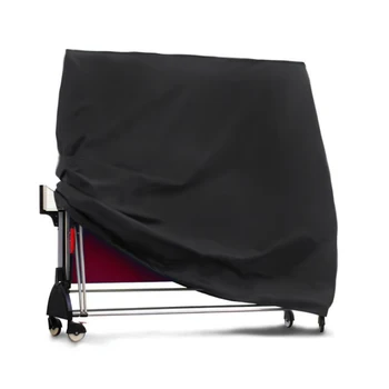 

165x70x185cm Outdoors Folding Ping Pong Table Cover Black Waterproof Anti-Dust Adjustable Ping Pong Table Protector Household