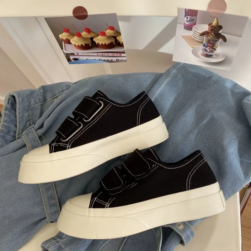 Women Sports Shoes Canvas Platform White Tennis Casual Spring Autumn 2021 Basket Flat Vulcanize Running Sneakers Lolita Kawaii | Обувь