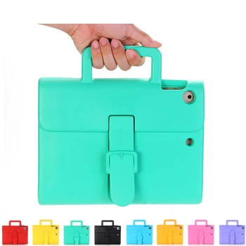 

EVA Foam Shockproof Briefcase Stand Case for new iPad 2018 2017 Pro 9.7 Air2 Air Kids Lovely Cute Cartoon Tablet Cover+Gifts