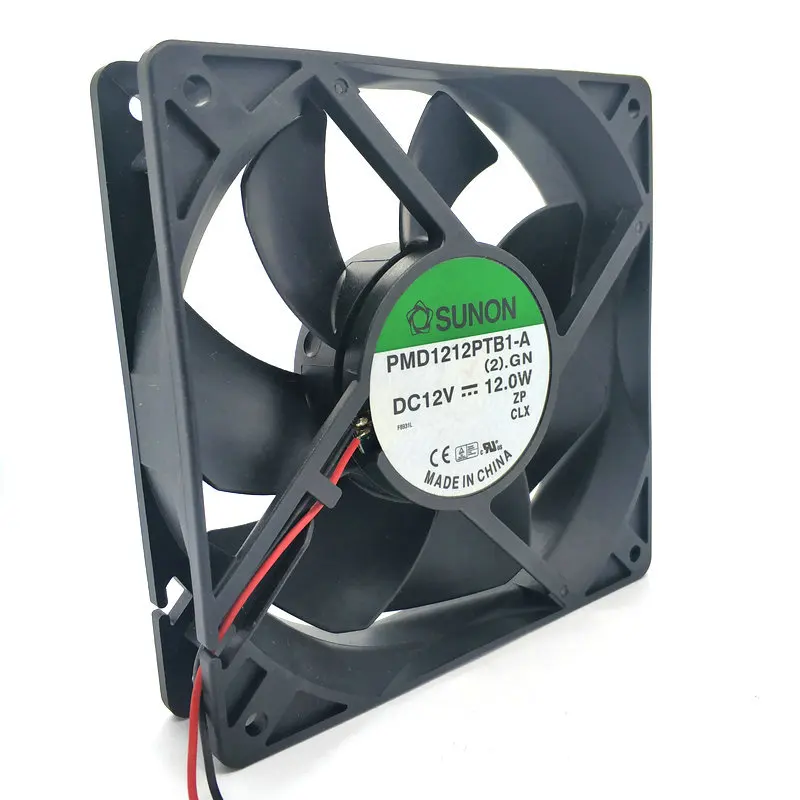 Для sunon 12025 12v 12,0 w PMD1212PTB1-A Вентилятор охлаждения 2 провода 120*120*25 мм hzdo
