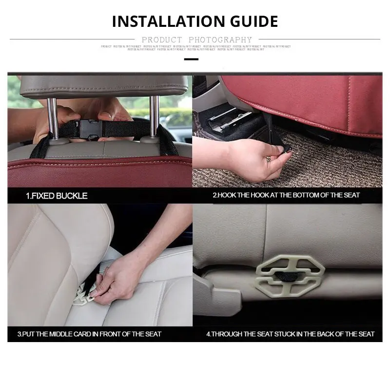 Car Seat Back Storage Bag Organizer Universal Travel Box Pocket Holder PU Leather Multi Pockets Bags Protector Auto Accessoires (11)