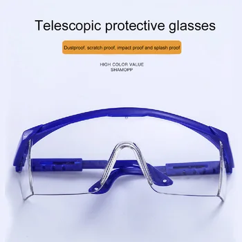 

6/12pcs Protective Safety Goggles Eye Protection Disposable Indirect Ventilation Anti-fog and Splash-proof Goggles for Work