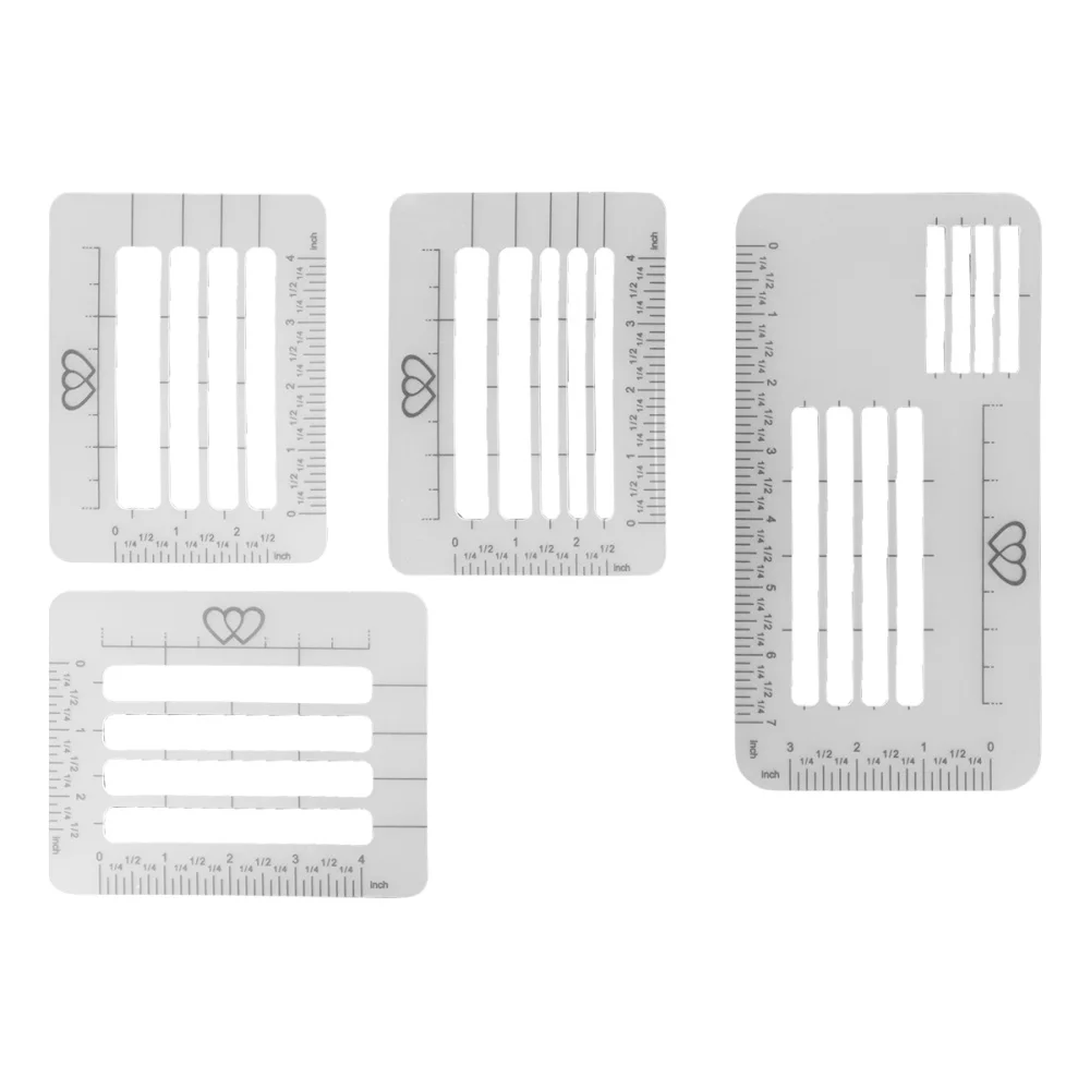 

8 pcs Translucent Plastic Reusable Address Stencil Envelopes Template for Thank You Card