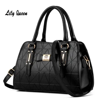 

Fashion Women Leather Handbag Female Luxury Designer Shoulder Bags Lady Shopping Tote Soft Cross Body Messenger Bag Sac