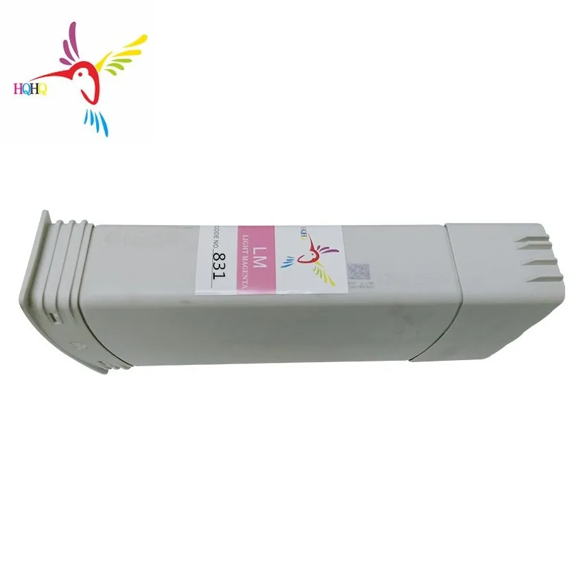 Light magenta 831 чернильный картридж для hp латекс 310/330/360 831 пигментные чернила картридж для hp 310/330/360 принтер латекс совместимый картридж с чернилами 831 - Цвет: Light magenta