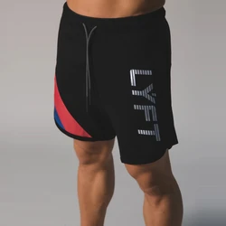 Shorts de Fitness pour hommes, pantalon court de Sport respirant en maille à séchage rapide pour musculation, Jogging et entraînement 