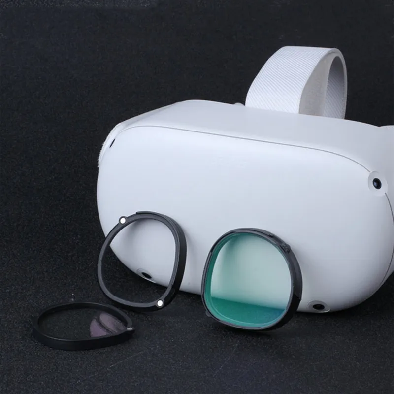 For Oculus Quest 2 VR Magnetic Eyeglass Anti Blue Glasses Quick Disassemble Clip Lens Protection Shortsighted Myopia Frame | Электроника