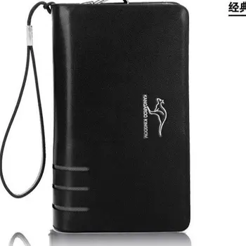 

New Leather Men's Wallet Clutch Card Holder Long Wallet Wallet Length Main Material Pattern Type Style Interior Decoration