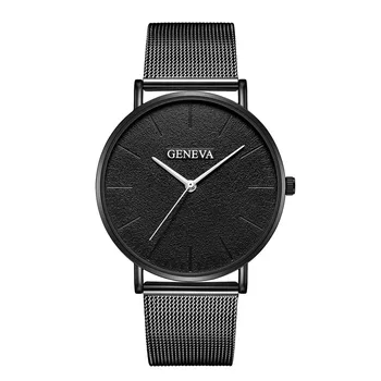 

2019 unisex watch quartz watch latest fashion design Geneva watch fashion simple quartz watch ladies watch