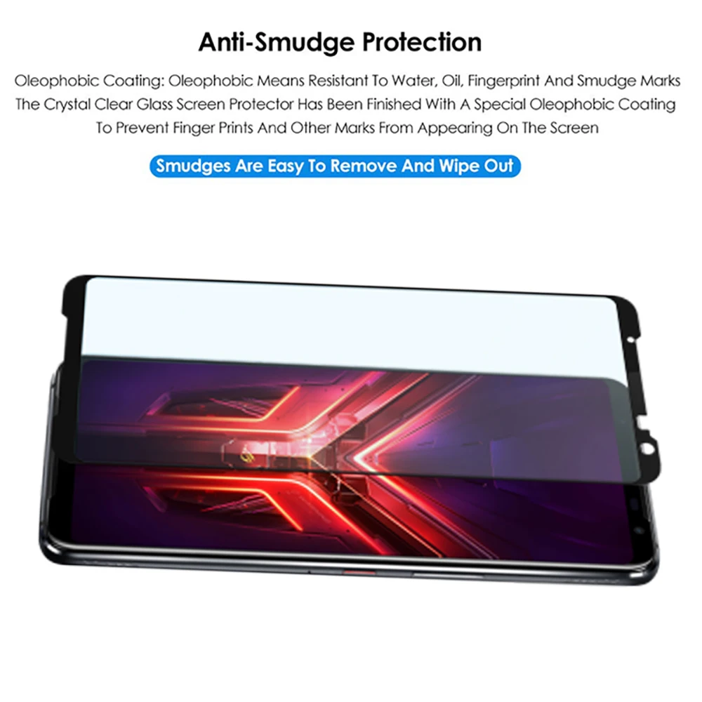 Чехол для телефона Asus ROG 3 пленка ROG3 6 59 &quot антибактериальная 9D 2.5D Оригинальная