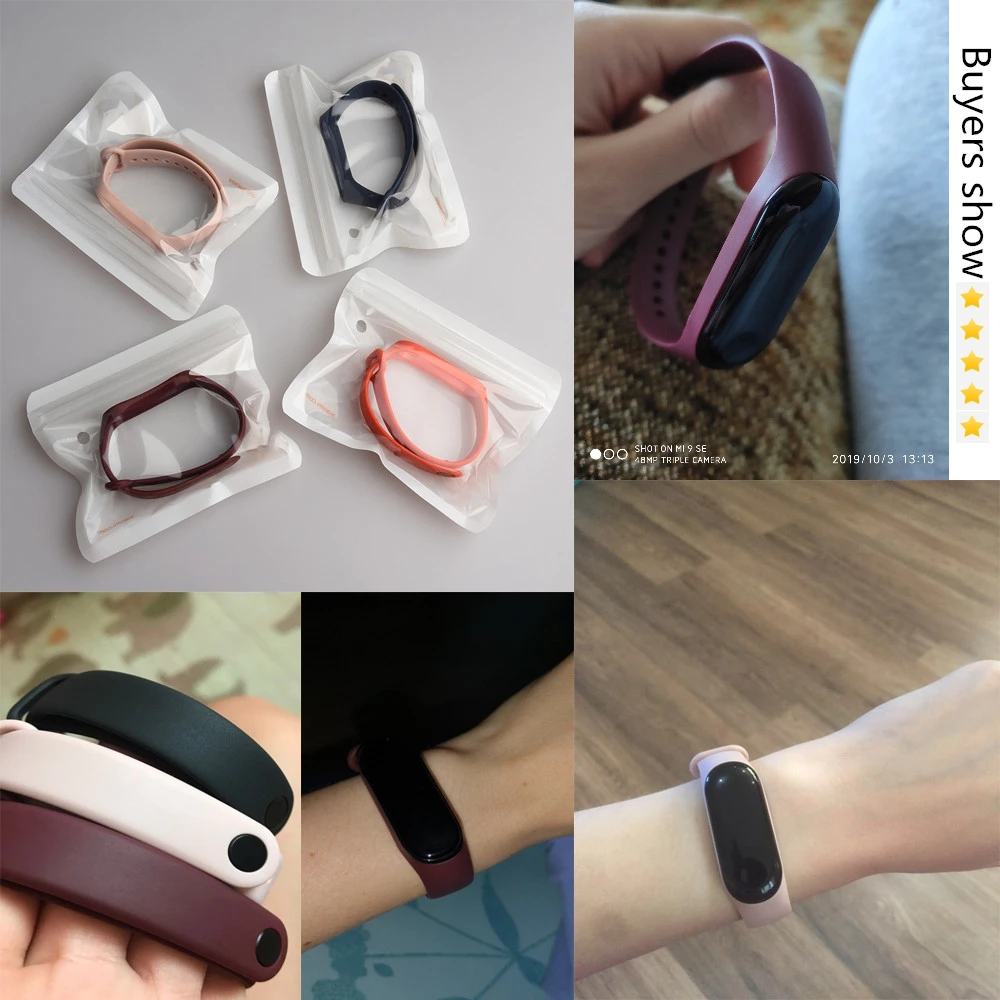 Для Xiaomi mi Band 4 3 ремешок Спортивные Смарт-часы mi Band 3 сменный Браслет спортивный браслет для mi Band 4 3 ремешок пленка