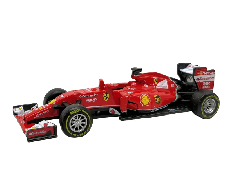 Модель автомобиля BBurago 1:43 F1 SF90 2019 SF14T 2014 Nr7 Kimi Raikkonen 2015 SF15T Nr5 Себастьян Vettel F2012