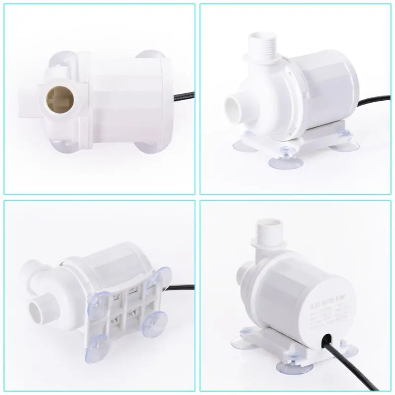 DC 24V Водяной насос 3M 1000L/ч Портативный миниатюрный бесщёточный электродвигатель ультра-тихий погружной водяной насос для охлаждения Системы 94 шт