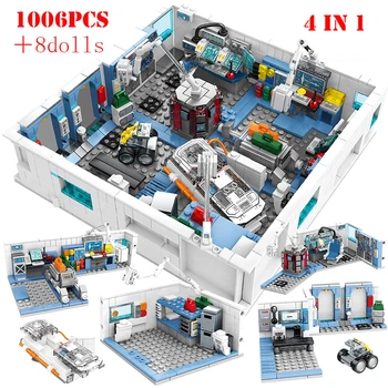

1006pcs City Aerospace Enlightenment Technic Building Blocks Creator Astronaut Space Base Education Bricks Toys For Children