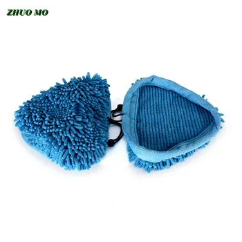 

2PCS Blue Triangular Coral cloth cleaning Floor for X5 H20 mop head Replaceable Household Cleaning Tools