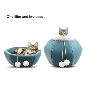 

Pet Dog Cat Sleeping Bed Bag Foldable House Winter Warm Soft Pets Nest TP899