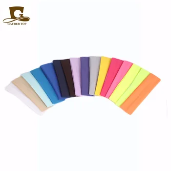 

10 Pack Yoga Headbands Plain milk silk headband exercise Yoga elastic headband multi color Sport hair band