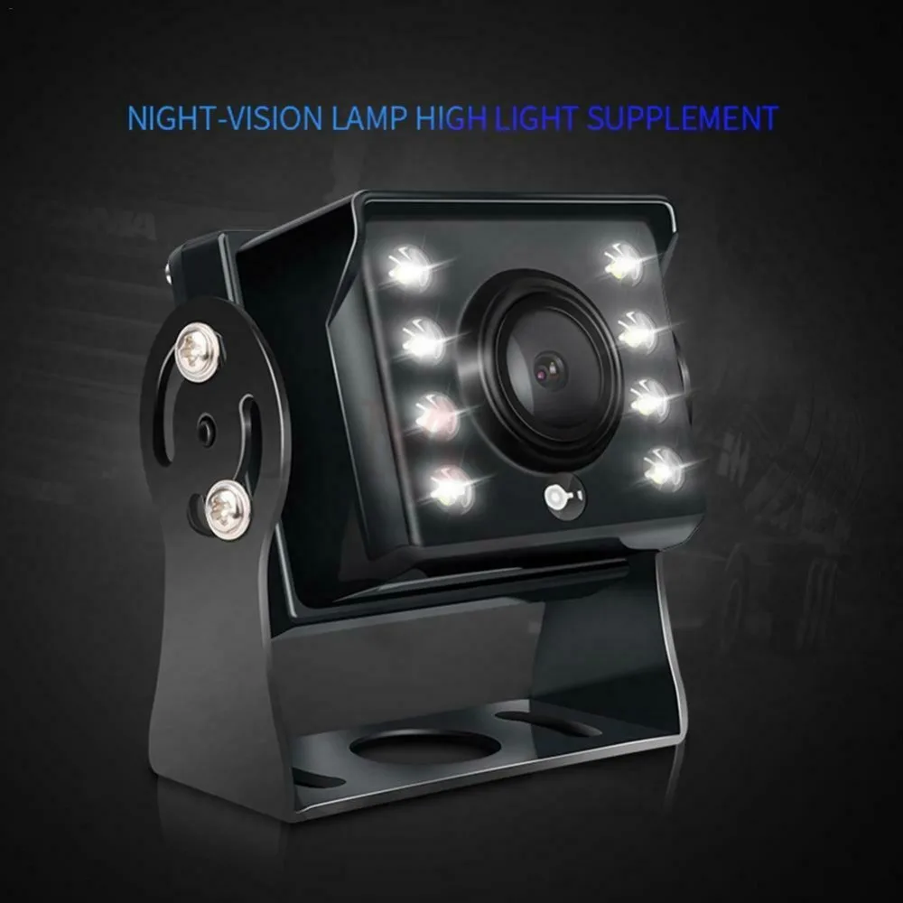 New 12-24v Car Bus Vans Lorry Truck Rear View Camera Reversing Night Vision Vehicle Backup Camera Waterproof Hot  For Bus Trucks (12)